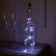 Garland “thread” 1 m dew with a cork, IP20, silver thread, 10 LED, white glow, lr44x3