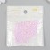 Glass 8/0 "Marshmallow. Matte. Glycinia" 10 grams
