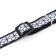 Collar with reflective ornament, 55 x 2.5 cm, black