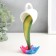 Souvenir Polystone "White Cup Rainbow - Spray" 15x5.5x8 cm