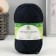 Yarn "soft cotton" 70% cotton, 30% nylon 220m/100g (blue dark - 021)