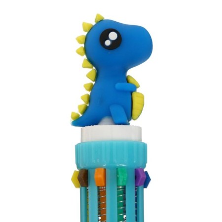 Handle Automatic Ball 10 color, "dinosaur", blue color, in the package-2
