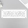 Stencil of stencil "pattern" 11x32 cm