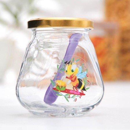 Bank for bulk products "Bee", 260 ml-1