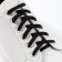 Shoe shoes, steam, flat, 6 mm, 90 cm, packing 25 pcs, black color