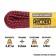 Paracord 275, nylon, red snake, D - 2.2 mm, 10 m