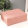 Casket to the leatherette for jewelry "Pink" combined suitcase 8x18x23 cm