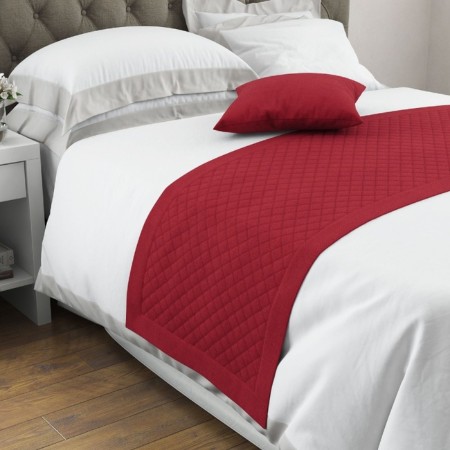 Bedspread - Sasha "Ibiza", size 70 x 140 cm, wine color