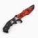 Souvenir wooden knife hunting "Skull Fire", 25 cm