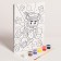 Picture on numbers for children "Bold Hero", 21 x 15 cm