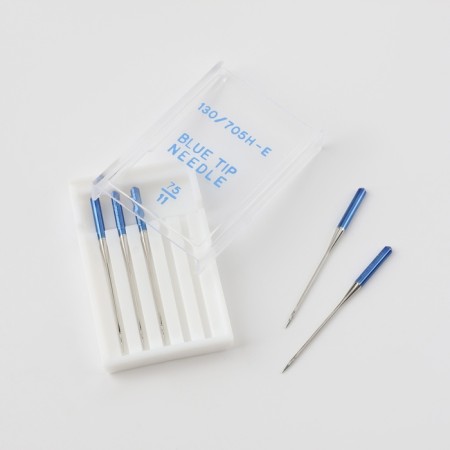 Needles for household sewing machines "Blue needle", for thin fabrics, No. 75/11, 5 pcs-1