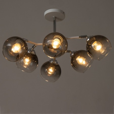 Askfeya chandelier 6he27 40W Belo-chromium 62x62x27 cm Bayerlux-2