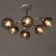 Askfeya chandelier 6he27 40W Belo-chromium 62x62x27 cm Bayerlux
