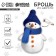 New Year's set for creating a wool’s brooch “New Year! Snowman "
