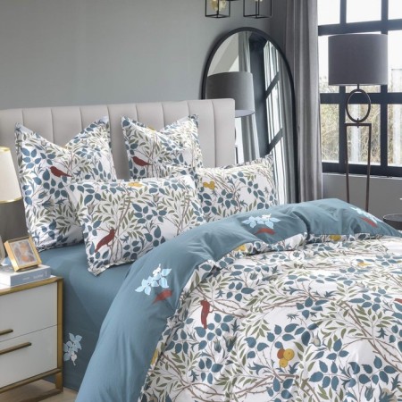 Bed linen duet "Ida", size 230x250 cm, 160x220 cm, 2 - pcs, 50x70 cm - 2 pcs, 70x70 cm - 2 pcs-1