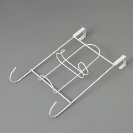 The holder is a diverse for an ironing board and an iron, 25 × 14.5 × 40.5 cm, white color-3