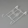 The holder is a diverse for an ironing board and an iron, 25 × 14.5 × 40.5 cm, white color