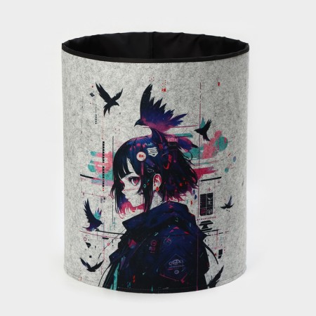 Organizer for storage "anime", on ties, 40 × 32 × 48 cm, 42 l, gray