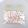 Beads for creativity plastic "English letters on a cube" Color set 20 g 0.5x0.5x0.5 cm