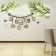 Interior stickers with photo frames "branches", decor on the wall, panel 115 x 200 cm, 186 email