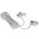 Headphones Xiaomi Mi In-Ear Basic ZBW43555TY, vacuum, microphone, 93DB, 3.5mm, 1.25m, silver