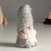 Souvenir Ceramics "Dwarf with a snowflake on the cap, in the gray" 9.7x8x16.2 cm