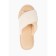 Slippers No. 3 women, size 36.5, white-beige color