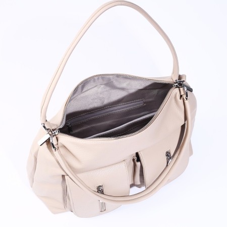 Board of lightning, 3 external pockets, beige color-7