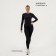 Rashgard women with long sleeve, basic, size m (46), black color