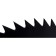CHAMPION C5113 trimmer knife, with acute -angled teeth, 80 teeth, 255x25.4 mm