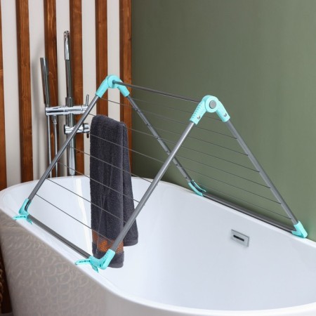 Lower for linen on the bath is folding, working length 10 m, color mix-4