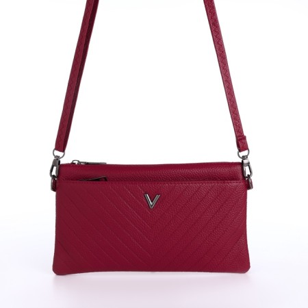 Women's bag, 24*6*14, depth on the valve, regure is a belt, red-1