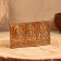 Triptych icon 12x6.5 cm, birch bark