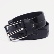 Building belt, width 3 cm, metal buckle, black color