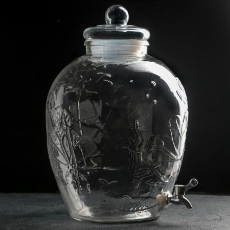 Dispenser for drinks Glass "Pinotage", 15 l, 26 × 45 cm-2