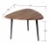 Comeric table "Queens", 700 × 730 × 480 mm, walnut color