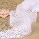 Knitted lace, 65 mm × 10 ± 1 m, white color