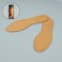 Antibacterial, two-layer, 37-38r-r insoles insoles, pair, beige color, leather carbon