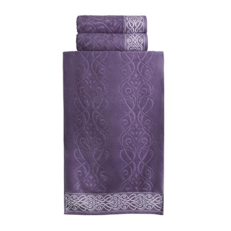 Tmachry Samoilovsky textiles "Toledo", 420 g, size 70x140 cm, eggplant color-1