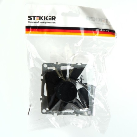 Dimming switch (mechanism), Stekker Erna series, PSW10-9106-03, black-3