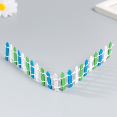Decor for creativity tree "Color fence" 3x24 cm mix