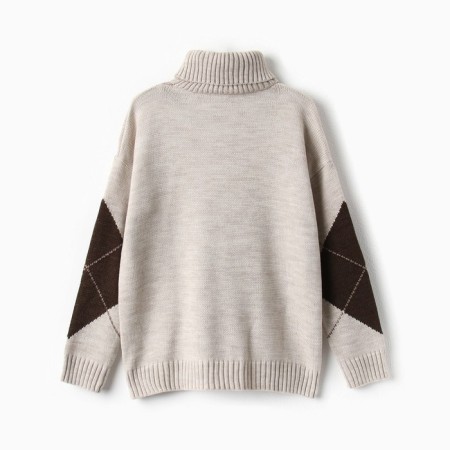 Jumper female minku: casual collection beige color, rr 42-44-13