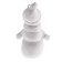 Christmas tree decoration for coloring "Snowman" with a suspension, brush