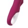 Satiffyer Hot Bunny vibrator with clitoral stimulant, red color