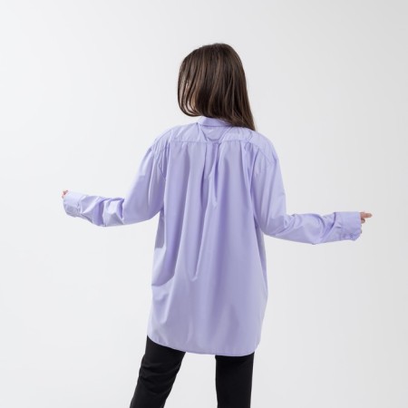 SL shirt, slanting bar, 42-44, lavender-3