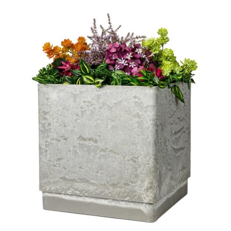 Kashpo for flowers and plants, light charcoal 30x30x30cm, 23l 10702058-3
