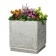 Kashpo for flowers and plants, light charcoal 30x30x30cm, 23l 10702058