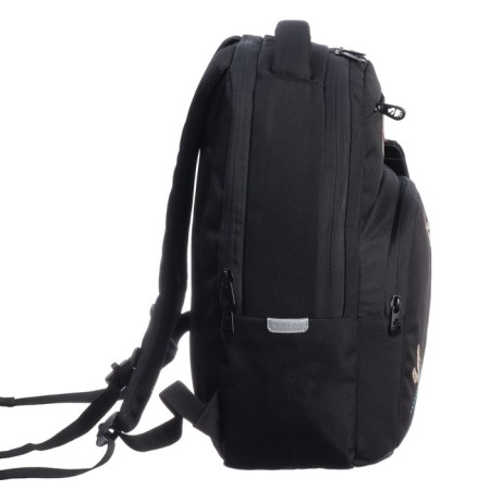 Youth backpack 43 x 27.5 x 16 cm, Grizzly, ergonomic back, laptop compartment, black-3