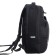 Youth backpack 43 x 27.5 x 16 cm, Grizzly, ergonomic back, laptop compartment, black