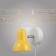 Sconces with the Sevantos wire E27 40W yellow 9x9x14 cm
